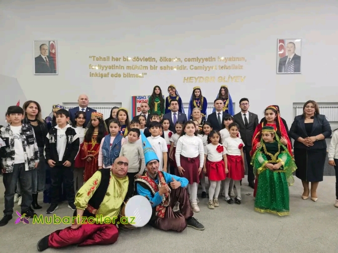 Goranboyda Novruz bayramı münasibətilə tədbir keçirildi