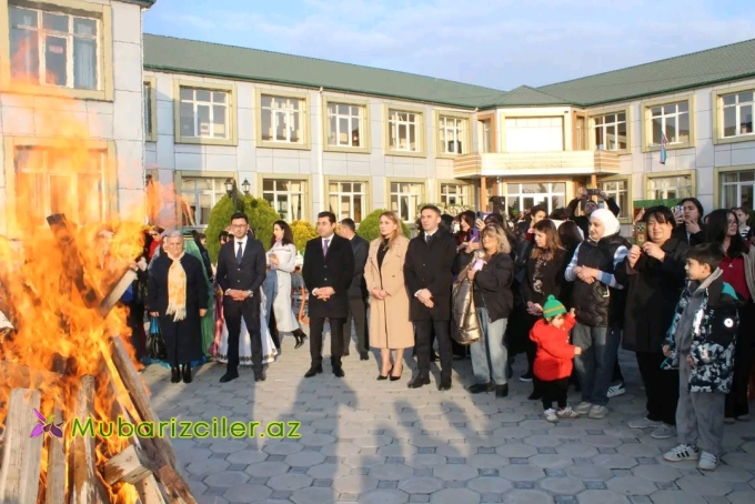 Goranboy rayonunda Novruz bayramı münasibətilə bayram şənliyi keçirildi