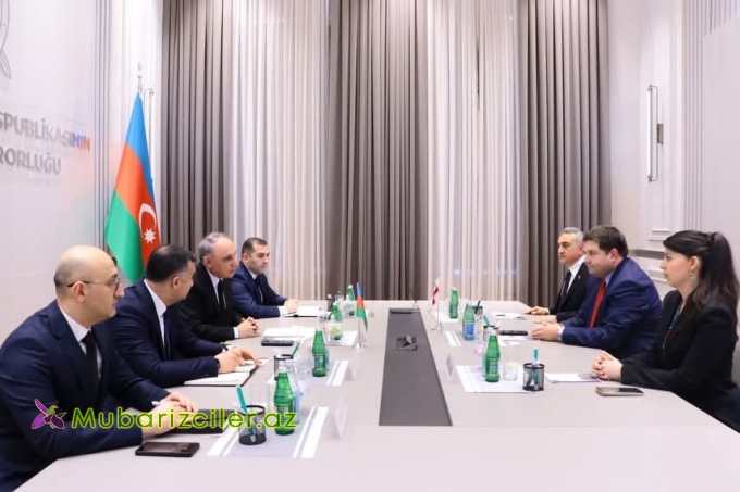 Baş prokuror Gürcüstan Vəkillər Kollegiyasının sədri İrakli Kandaşvilini qəbul edib