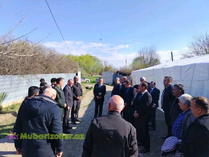 Goranboyun İcra başçısı şair-publisist  Ələsgər Əlioğlunun yas mərasimində iştirak etdi