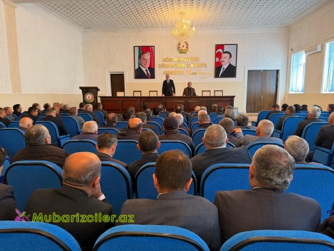 Goranboyda pambıqçılığın inkişafı mövzusunda  müşavirə keçirildi