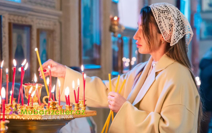 Prezidentin gəlini Pasxa bayramı münasibətilə paylaşım etdi