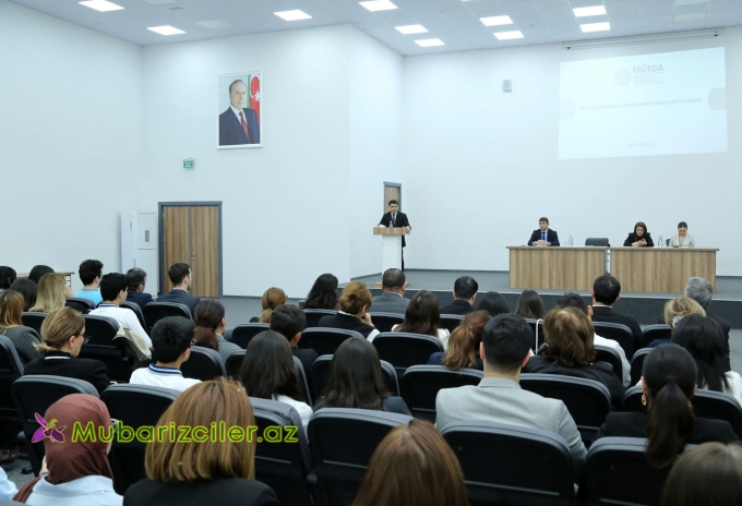 Gəncədə Respublika fənn olimpiadalarının final mərhələsində iştirak etmək hüququ qazanan şagirdlərlə geniş tərkibdə görüş keçirilib