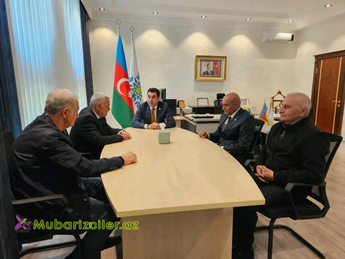 YAP Goranboy rayon təşkilatında yubiley yaşı tamam olan partiya veteranları ilə görüş keçirildi