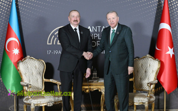 Antalyada İlham Əliyevlə Ərdoğanın görüşü keçirilir
