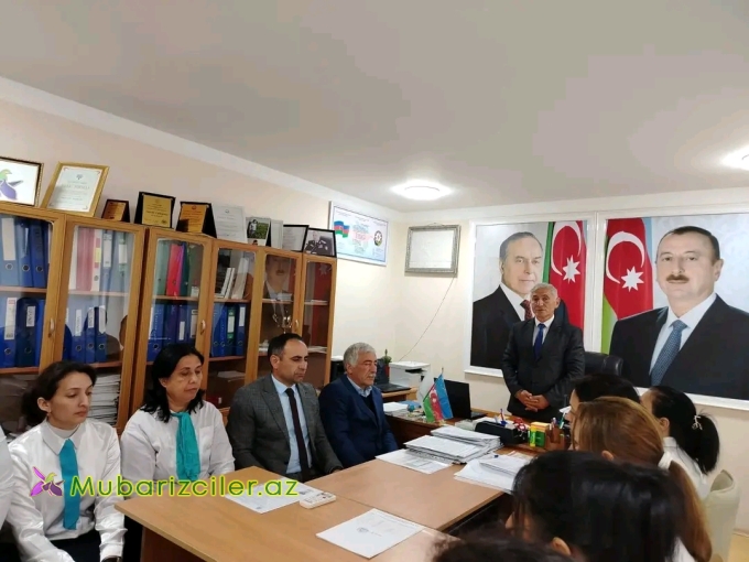 Göyüş Nağıyevin rəhbərliyi ilə pedaqoji şuranın iclası keçirilib