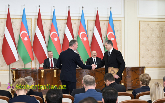 Azərbaycan-Latviya sənədləri mübadilə olundu