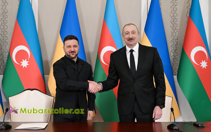 “Siz bizim uşaqlarımıza kömək edirsiniz” - Zelenski Əliyevə təşəkkür etdi