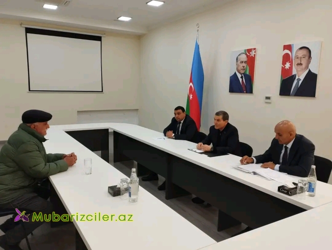 Bədəl Bədəlov Naftalanda qəbul keçirdib