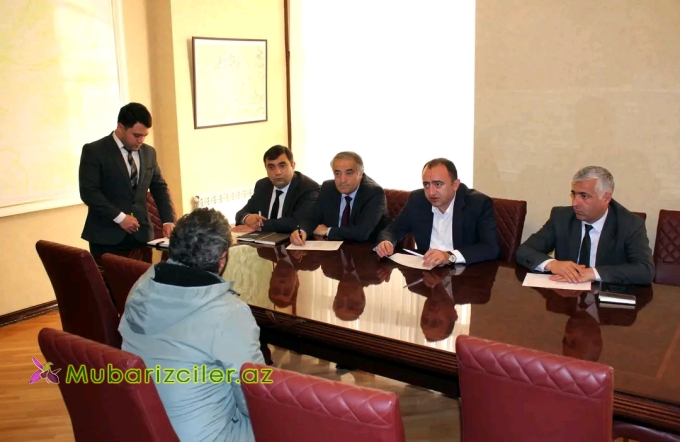 Daşkəsənin İcra başçısı vətəndaşları qəbul edib