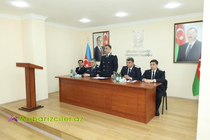 Şirvanda dövlət ittihamçılarının regional iclası keçirilib