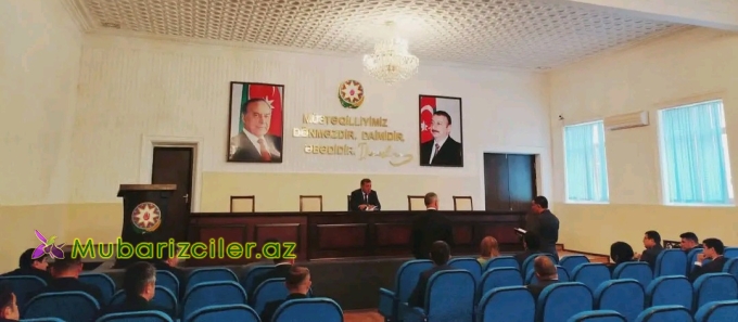 Goranboy RİH-də Seymur Nazarovun rəhbərliyi ilə Aparat iclası keçirilib