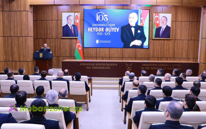 Baş Prokurorluqda Heydər Əliyevə həsr olunmuş tədbir keçirildi