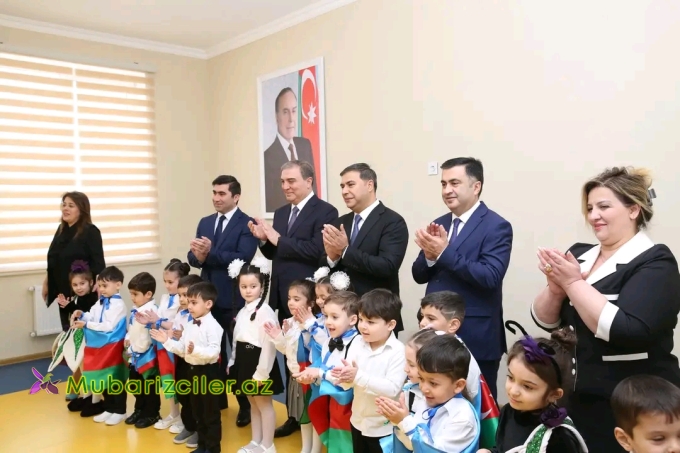 Gəncədə 5 nömrəli körpələr evi–uşaq bağçasının açılışı olub