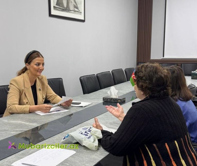 Könül Nurullayeva növvətii dəfə vətəndaşları qəbul edib