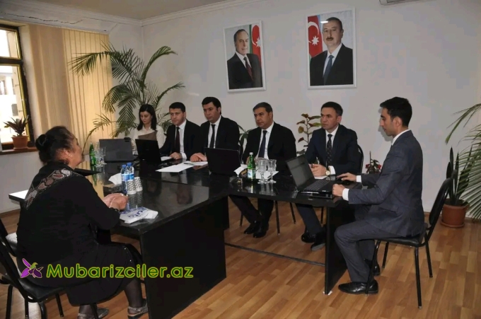Elçin Kərimov Goranboyda vətəndaşları qəbul edib