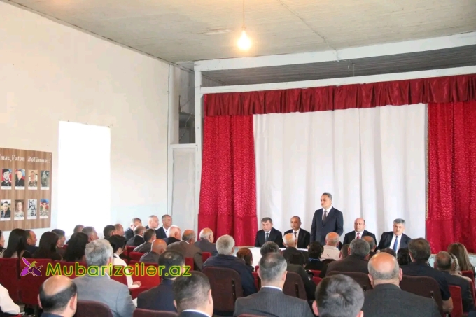 Goranboyda növbəti səyyar qəbul Zeyvə kəndində keçirildi