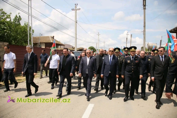 32 il əvvəl itkin düşən şəhid Rəşadət Piriyev Bərdədə dəfn edilib
