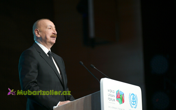 İlham Əliyevin sosial media hesabında WUF13-lə bağlı