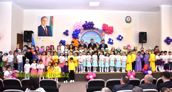 1 İyun - Uşaqların Beynəlxalq Müdafiəsi Günü Ağstafada geniş bayram tədbiri ilə qeyd olunub