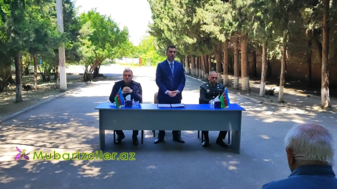 Anar Tağıyev Ərəş kəndində səyyar qəbul keçirdib