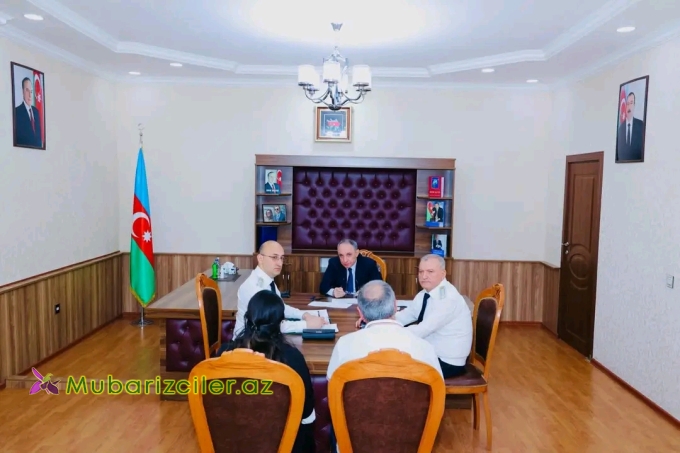 Kamran Əliyev Şəmkir rayonunda vətəndaşları qəbul edib