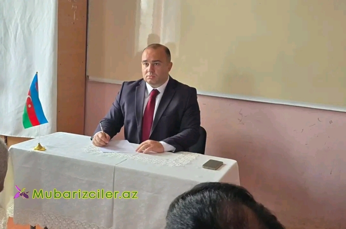 Kəlbəcərin İcra başçısı Abşeron rayonu Masazır qəsəbəsində vətəndaşlarla görüşüb