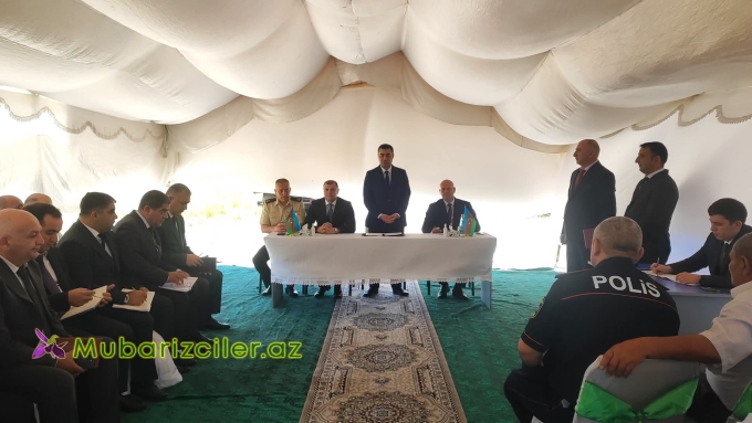 Yevlax rayonunun Kolanı kəndində növbəti səyyar qəbul keçirilib