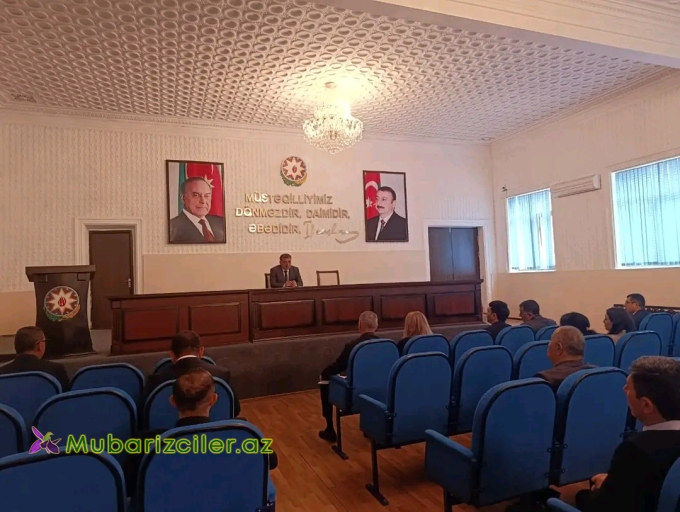 Goranboy rayon İcra Hakimiyyətində aparat iclası keçirildi