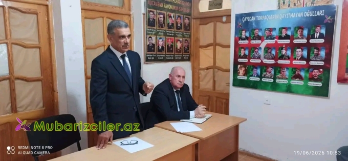 Xocavəndin İcra başçısı Abşeron rayonu Saray qəsəbəsində məskunlaşan rayon sakinləri ilə görüşüb