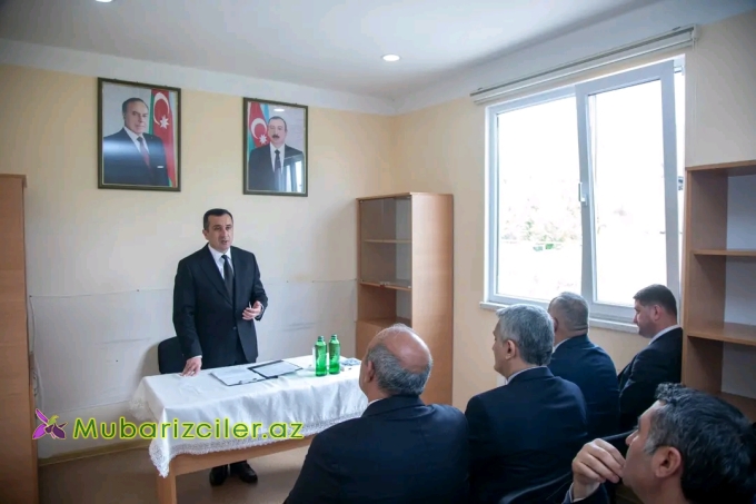 Rəşad Tağıyev Yuxarı Çaykənd kəndində vətəndaşlarla görüşüb