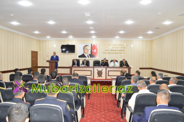 “2 İyul - Azərbaycan Polisi Günü” münasibəti ilə Naftalan şəhərində tədbir keçirilib