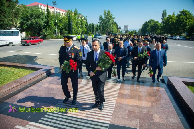 Şəmkirdə Azərbaycan Polisinin yaranmasının 108-ci ildönümünə həsr olunmuş tədbir keçirilib