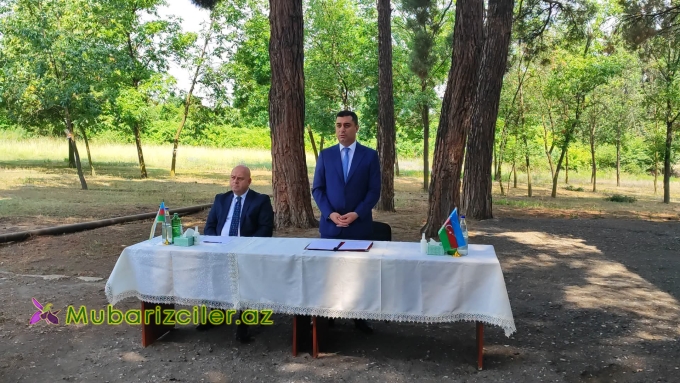 Anar Tağıyev Qaramanlı kəndində növbəti səyyar vətəndaş qəbulu keçirib