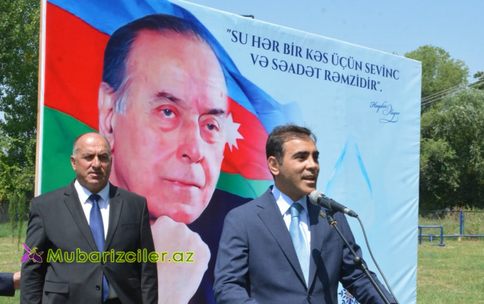 Anar Məmmədovun təşəbbüsü ilə  250-yə yaxın sakinin su təminatını yaxşılaşdıran su çənləri istifadəyə verilib