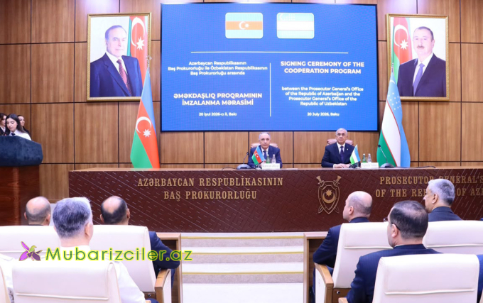 Özbəkistanın Baş prokuroru Azərbaycanda işgüzar səfərdədir