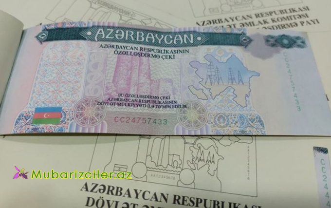 Özəlləşdirmə çekləri ilə bağlı yayılan məlumatlar yalandır