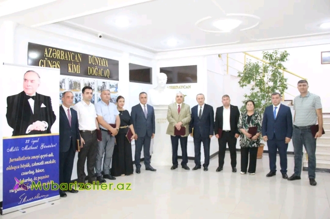Goranboyda Milli Mətbuat Günü qeyd edildi