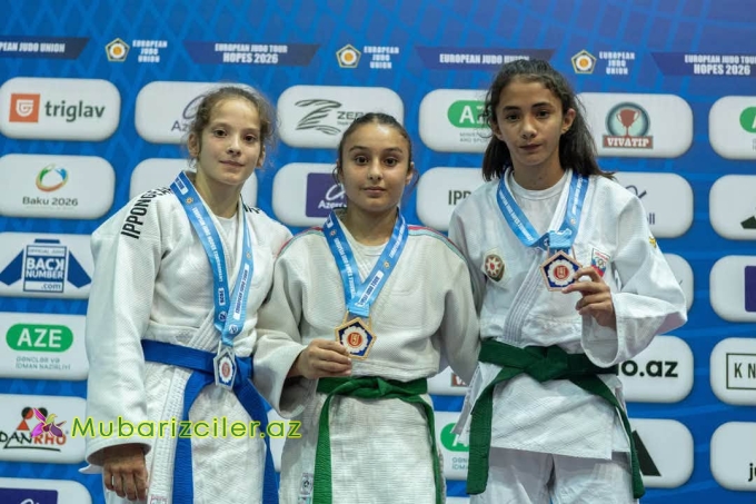 Naftalan cüdoçusu Avropa Ümidləri Turnirində qızıl medal qazandı