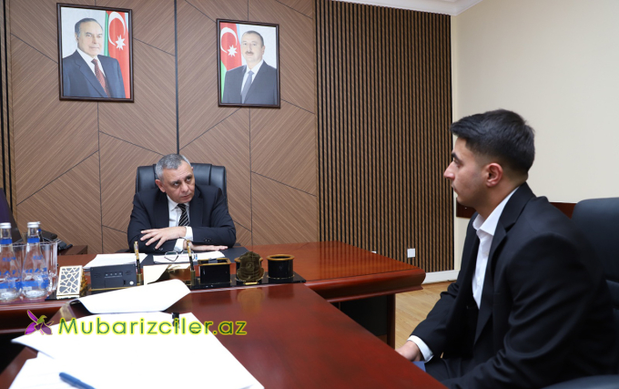 Mürsəl İbrahimov Goranboyda vətəndaş qəbulu keçirdi