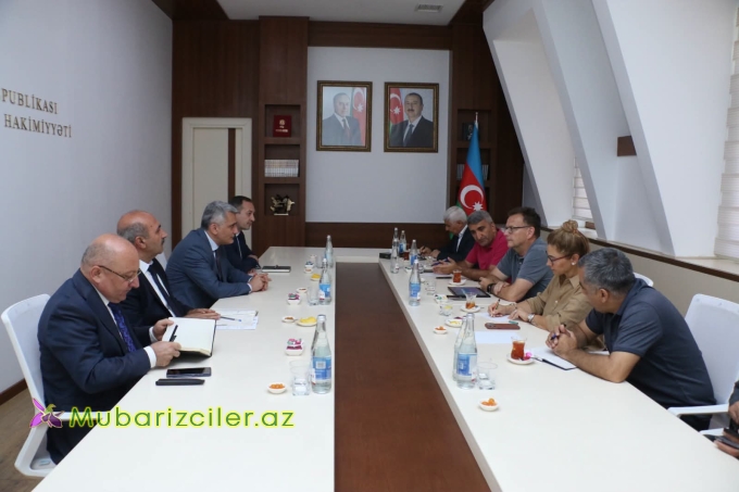 Şəmkirdə Ekologiya və Təbii Sərvətlər Nazirliyinin və Asiya İnkişaf Bankının nümayəndə heyəti ilə görüş keçirilib