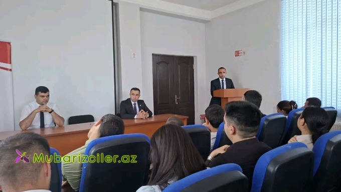 Goranboyda "12 avqust beynəlxalq gənclər günü" ilə bağlı "Gənclər bizim gələcəyimizdir" mövzusunda tədbir keçirildi