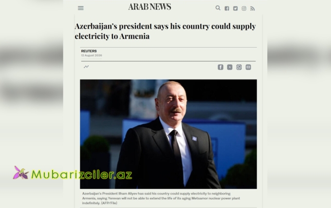 Prezidentin müsahibəsindəki fikirlər beynəlxalq medianın diqqətində