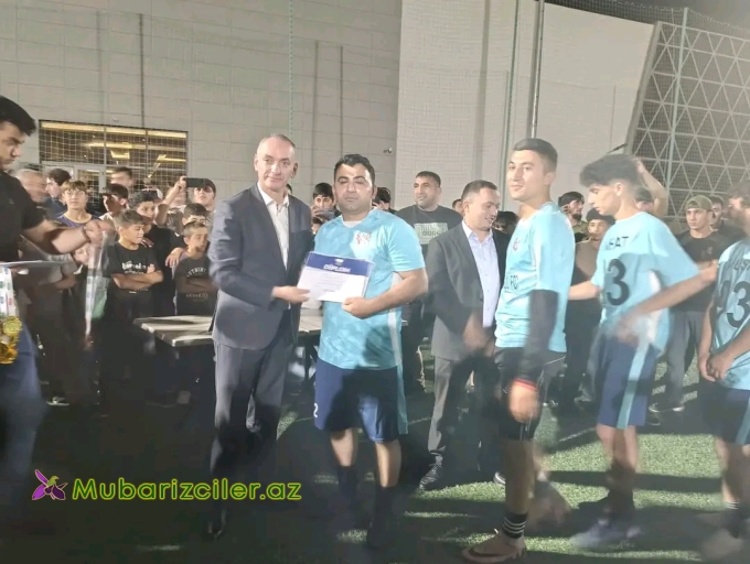 Goranboyda şəhər, qəsəbə və kənd komandaları arasında keçirilən futbol turnirinə yekun vuruldu