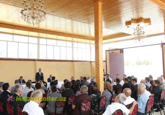 Goranboyda növbəti səyyar qəbul Nadirkənd kəndində keçirildi