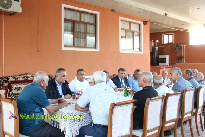 Goranboyun İcra başçısı Nərimanlı kəndində sakinlərlə görüşüb