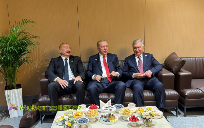 Prezident və xanımı 6-cı Dünya Köçəri Oyunlarının açılış mərasimində