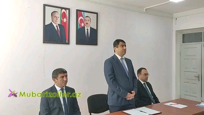 Seymur Orucov Qaçaq Kərəm kəndində vətəndaşların müraciətlərini dinləyib