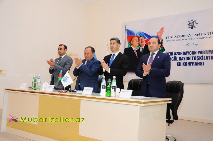 Yeni Azərbaycan Partiyası Göygöl rayon təşkilatının XII konfransı keçirilib