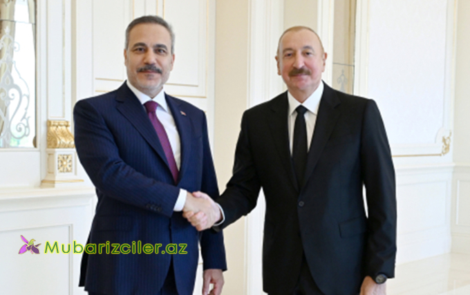 Prezident Hakan Fidanı qəbul etdi